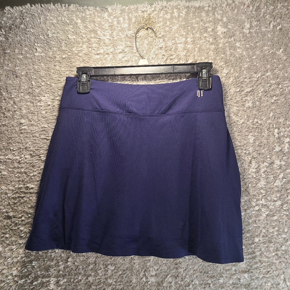 Eleven By Venus Williams Pull On Skort Skirt Navy Blue Small Inner Pocket